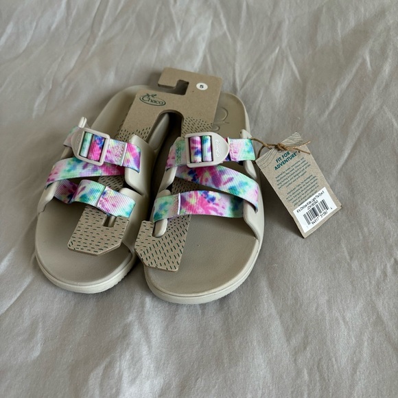 Chaco Kids Tie Dye Adjustable Slide Sandle size 5 NWT - Picture 1 of 7
